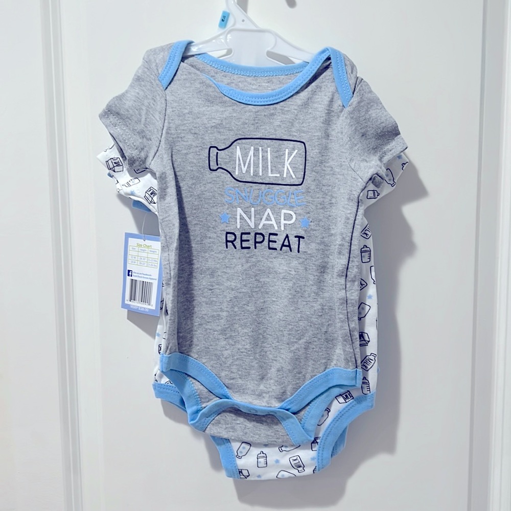 12M 3 Piece set and 12-18M 6 Pair Socks for boys